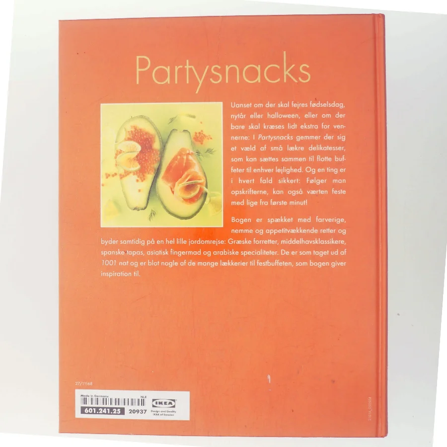 Partysnacks – kogebog fra IKEA fra IKEA (Bog)