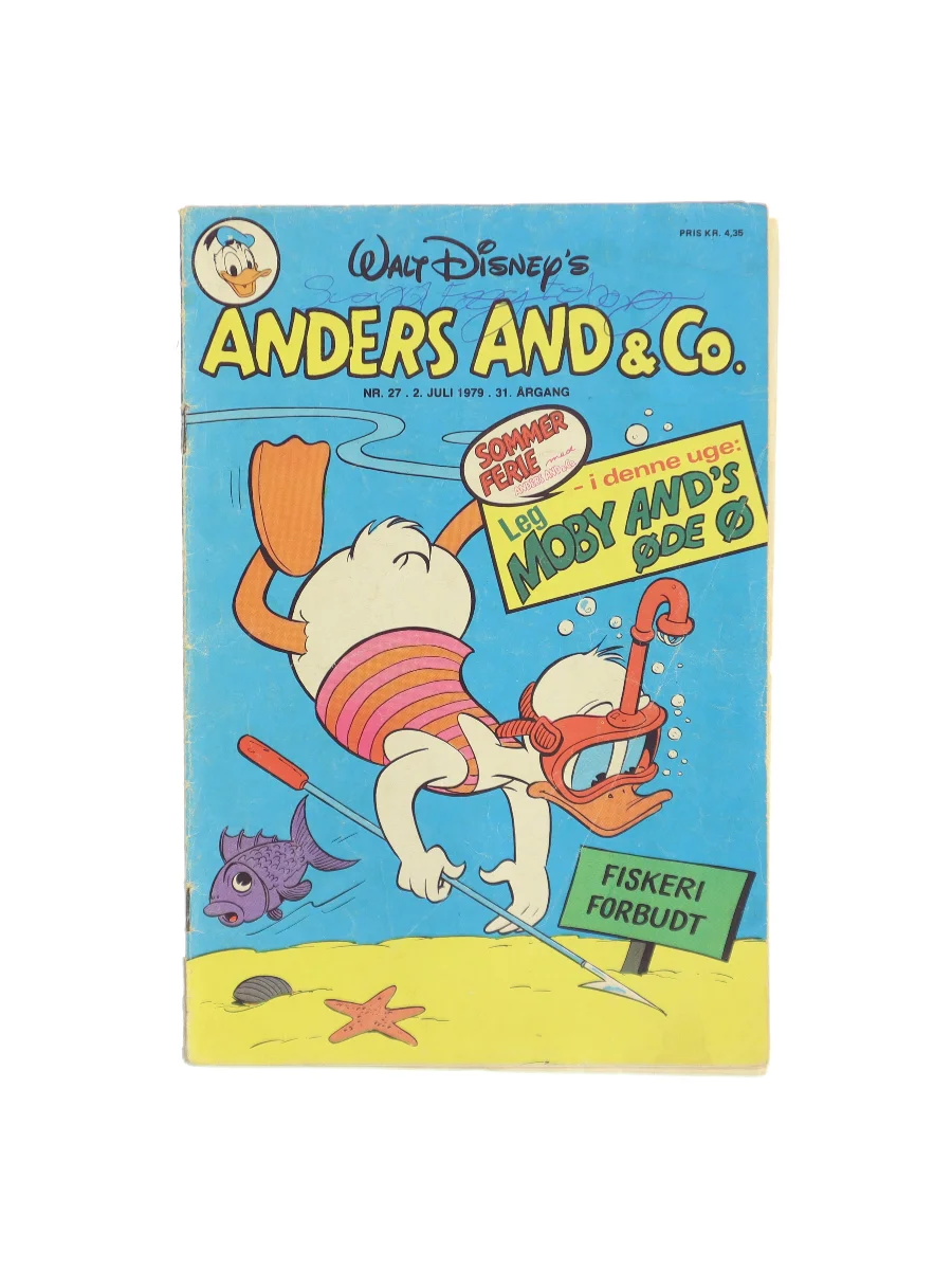 Forsiden af Anders And & Co. Nr. 27 af Walt Disney