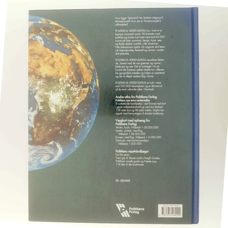 Politikens Verdens Atlas af <Bogens forfattere> (Bog)