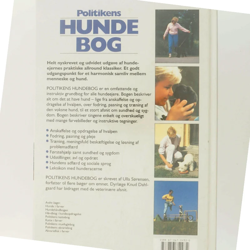 Politikens hundebog af Ulla Sørensen (f. 1935) (Bog)