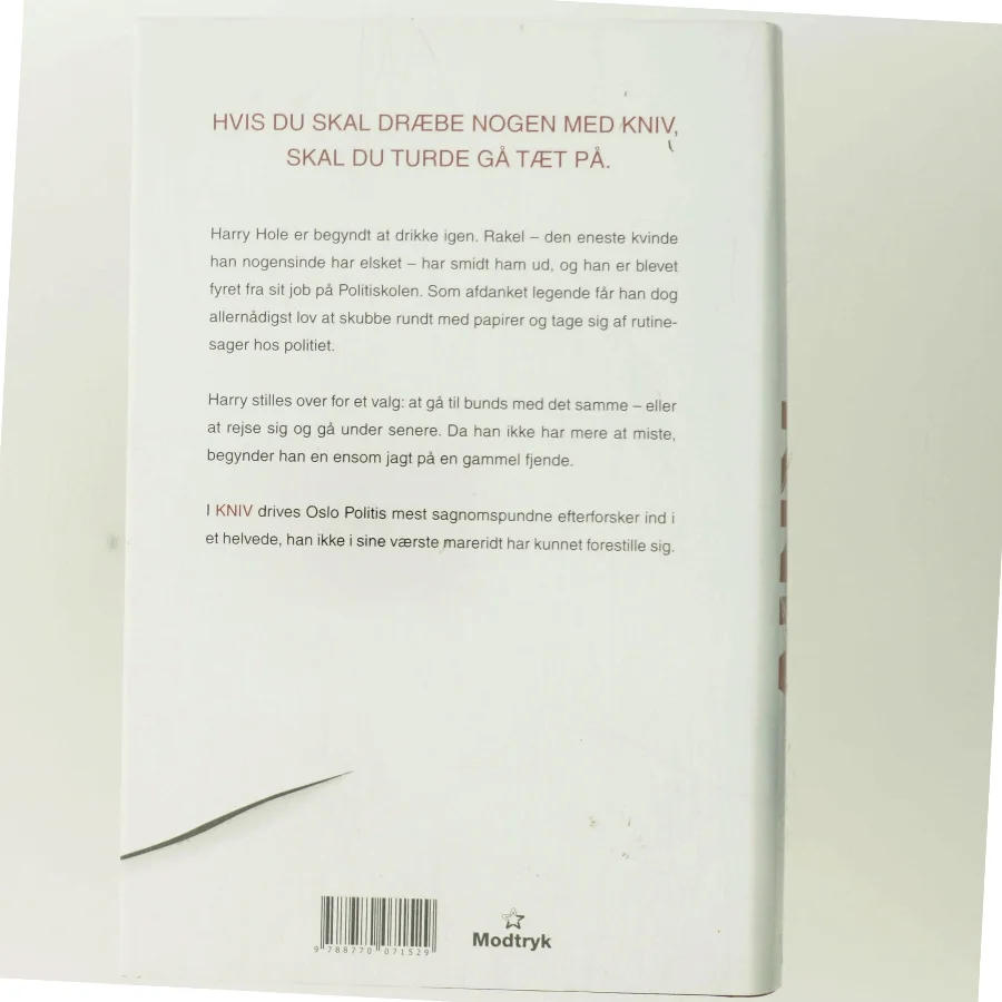 Kniv af Jo Nesbø (Bog)