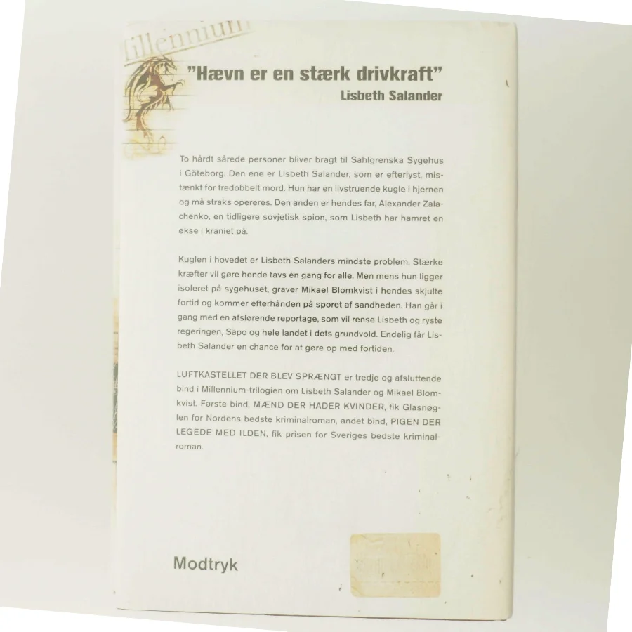 Luftkastellet der blev sprængt af Stieg Larsson (Bog)