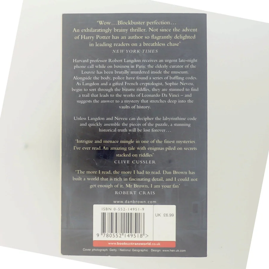 The Da Vinci Code by Dan Brown af Dan Brown (Bog)