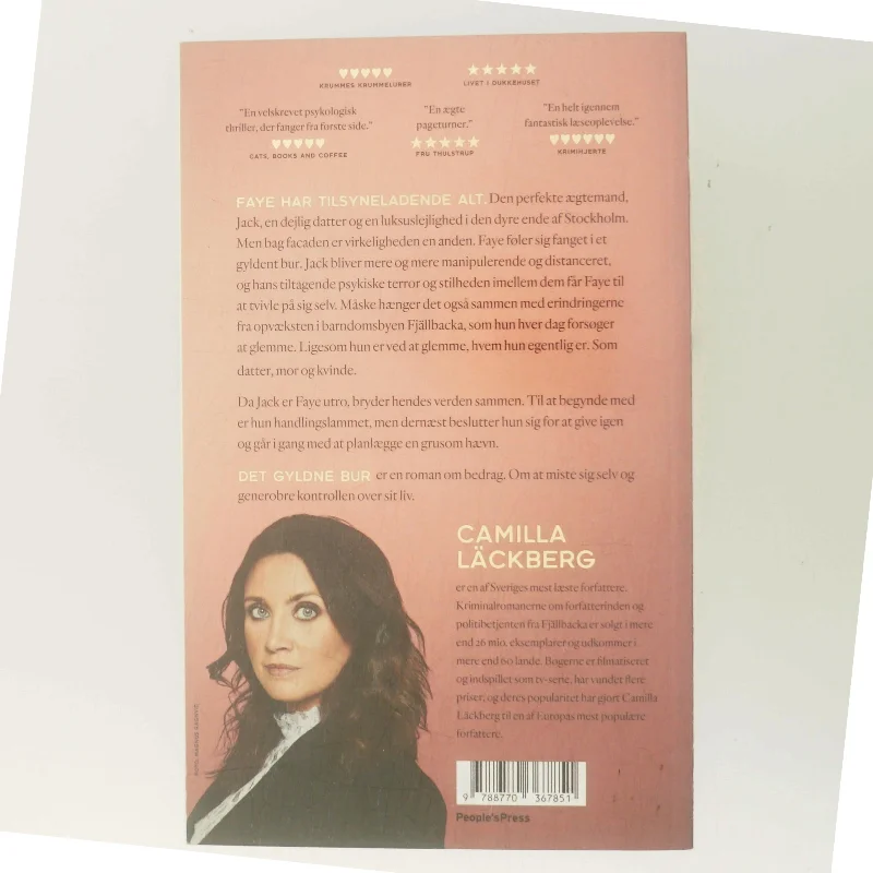 Det gyldne bur : roman af Camilla Läckberg (Bog)