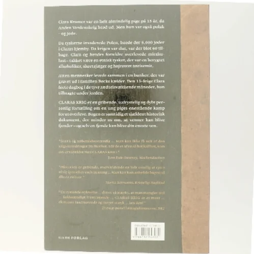 Claras Krig af Clara Kramer (Bog)