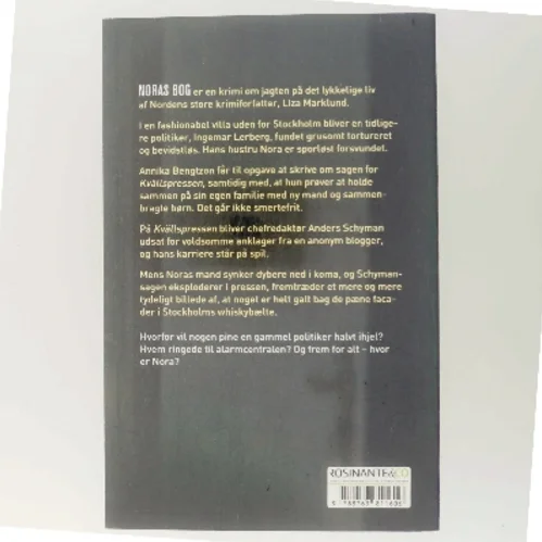 Noras bog : krimi af Liza Marklund (Bog)