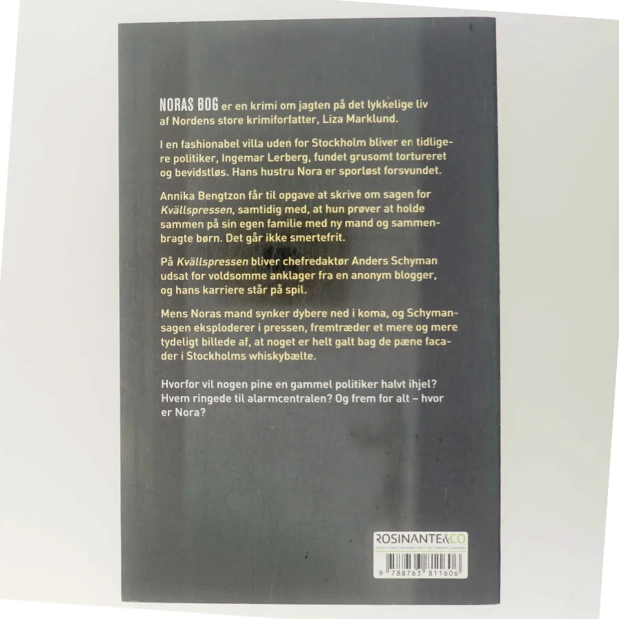 Noras bog : krimi af Liza Marklund (Bog)
