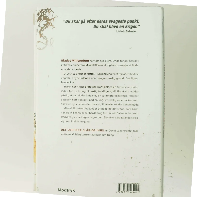 Det der ikke slår os ihjel af David Lagercrantz (Bog)