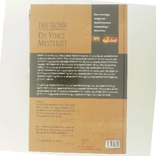 Da Vinci Mysteriet af Dan Brown (Bog)