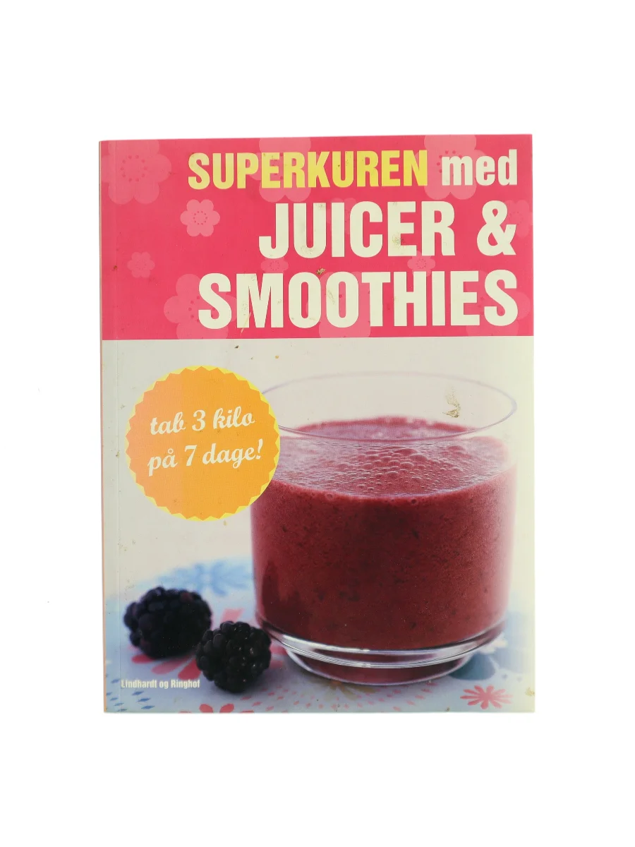 Forsiden af Superkuren med juicer & smoothies : tab 3 kilo på 7 dage! af Amanda Cross