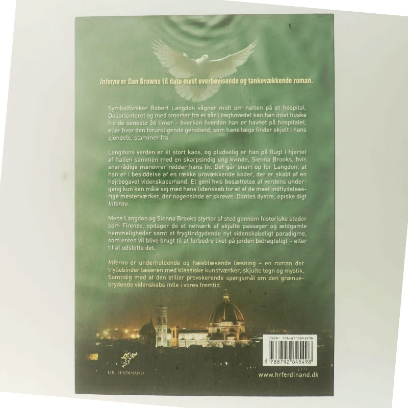 Inferno (Danish) af Brown, Dan (Bog)