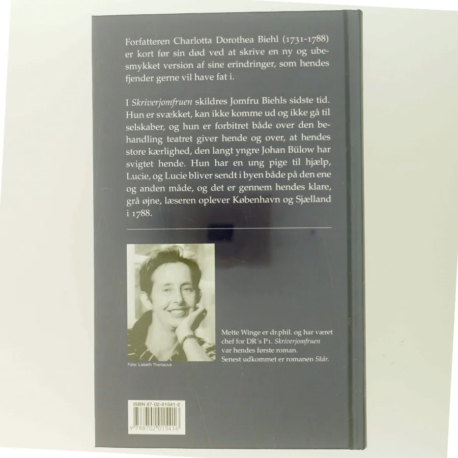 Skriverjomfruen : en guvernanteroman af Mette Winge (Bog)