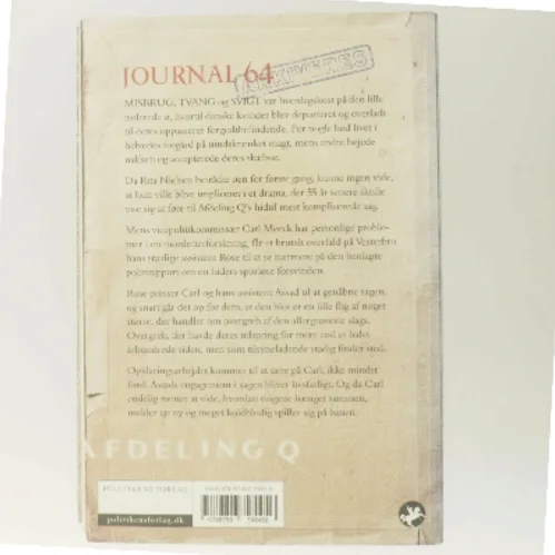 Journal 64 : krimithriller af Jussi Adler-Olsen (Bog)
