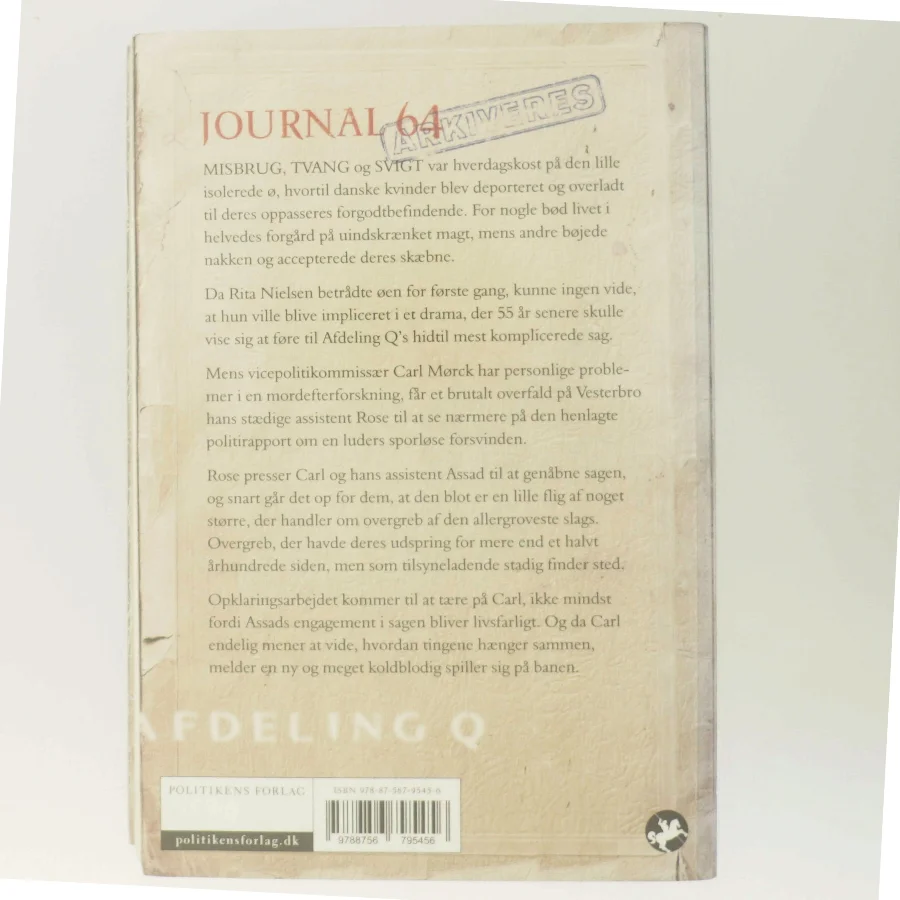 Journal 64 : krimithriller af Jussi Adler-Olsen (Bog)