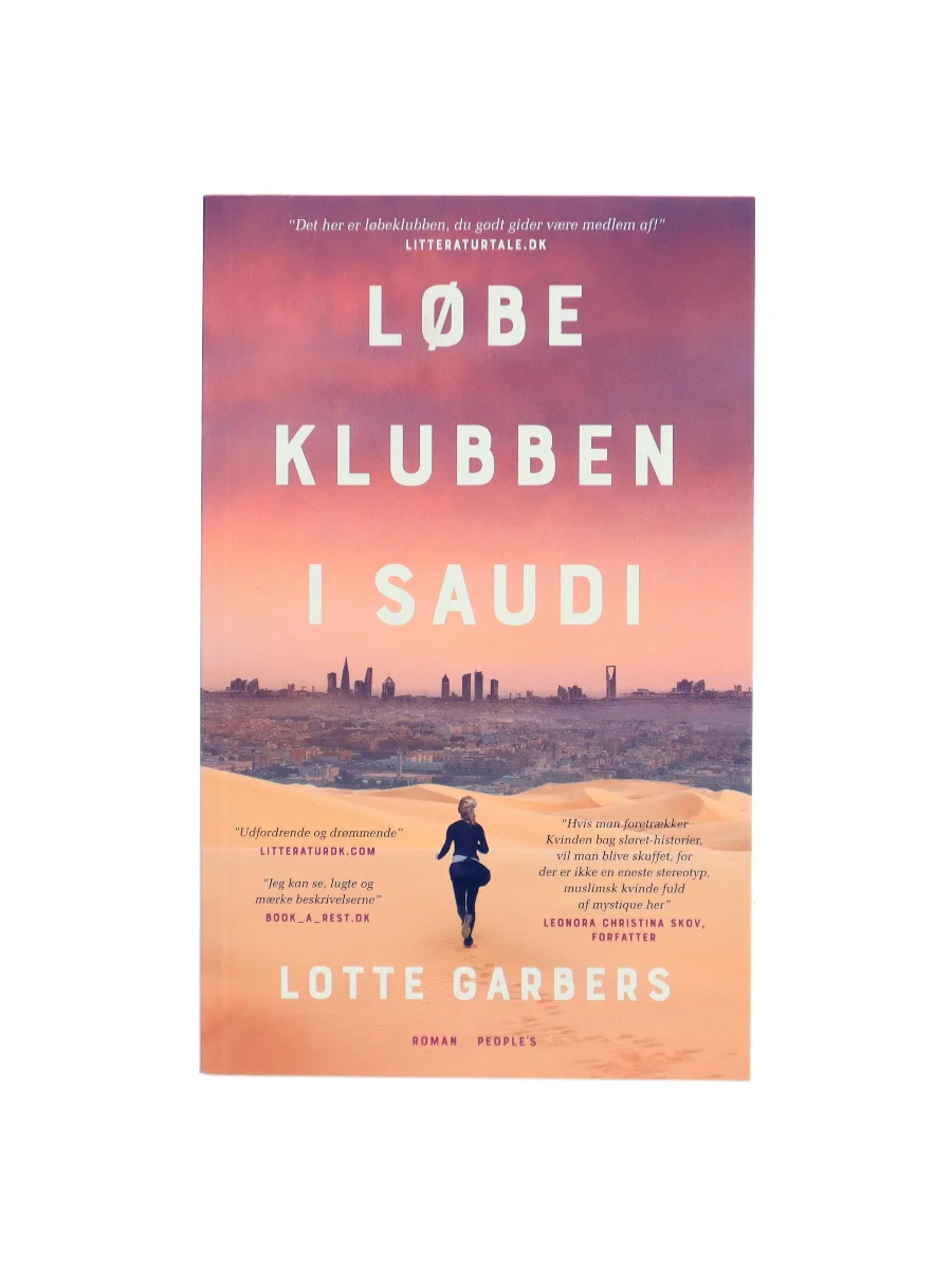 Forsiden af Løbeklubben i Saudi af Lotte Garbers