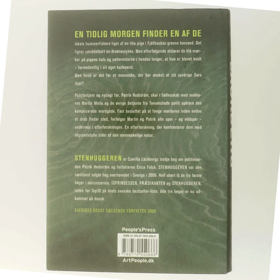 Stenhuggeren : kriminalroman af Camilla Läckberg (Bog)