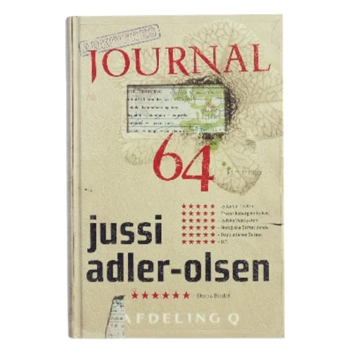 Journal 64. 4 af Jussi Adler-Olsen (Bog)