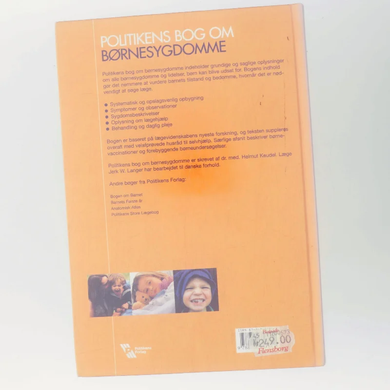 Politikens Bog om Børnesygdomme af Dr. med. Helmut Keudel (Bog)