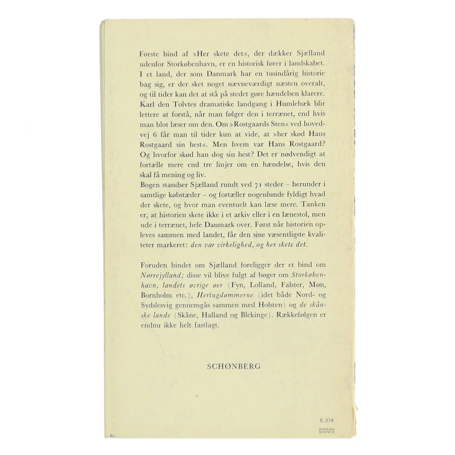 Her skete det. 1. Sjælland af Palle Lauring (Bog)