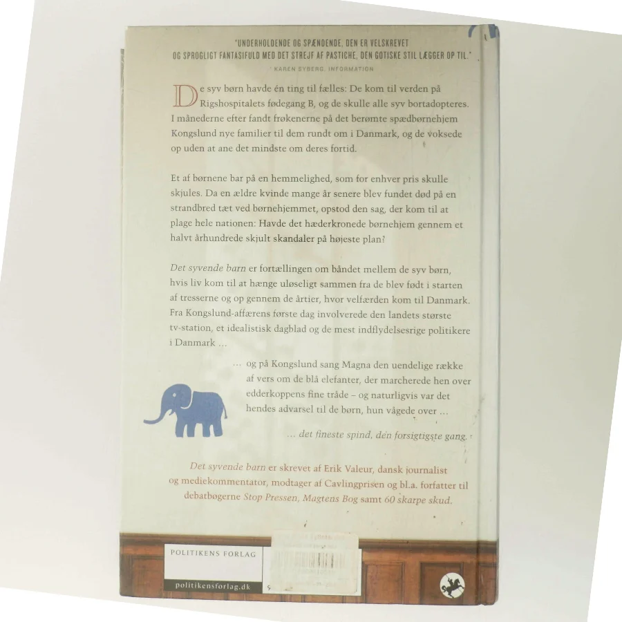 Det Syvende Barn af Erik Valeur (Bog)