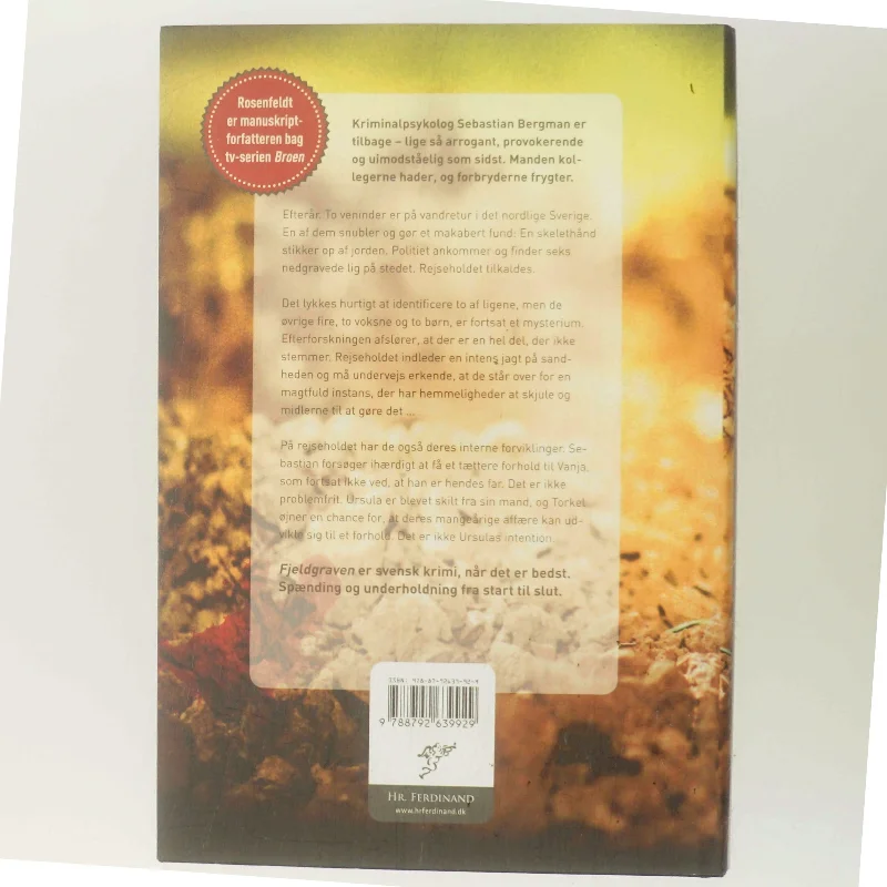 Fjeldgraven : kriminalroman af Michael Hjorth (f. 1963-05-13) (Bog)