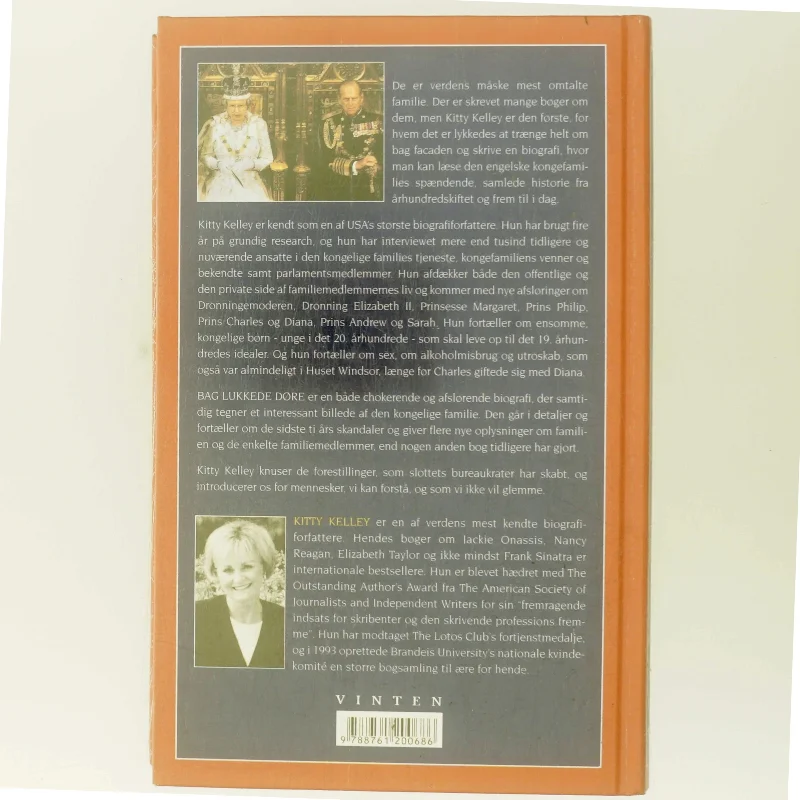 Bag lukkede døre : den fulde sandhed om den engelske kongefamilie af Kitty Kelley (Bog)