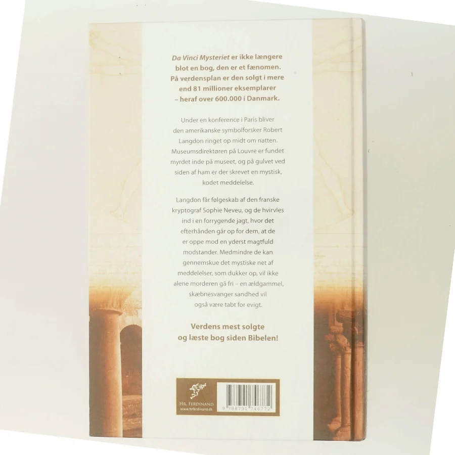 Da Vinci Mysteriet af Dan Brown (Bog)