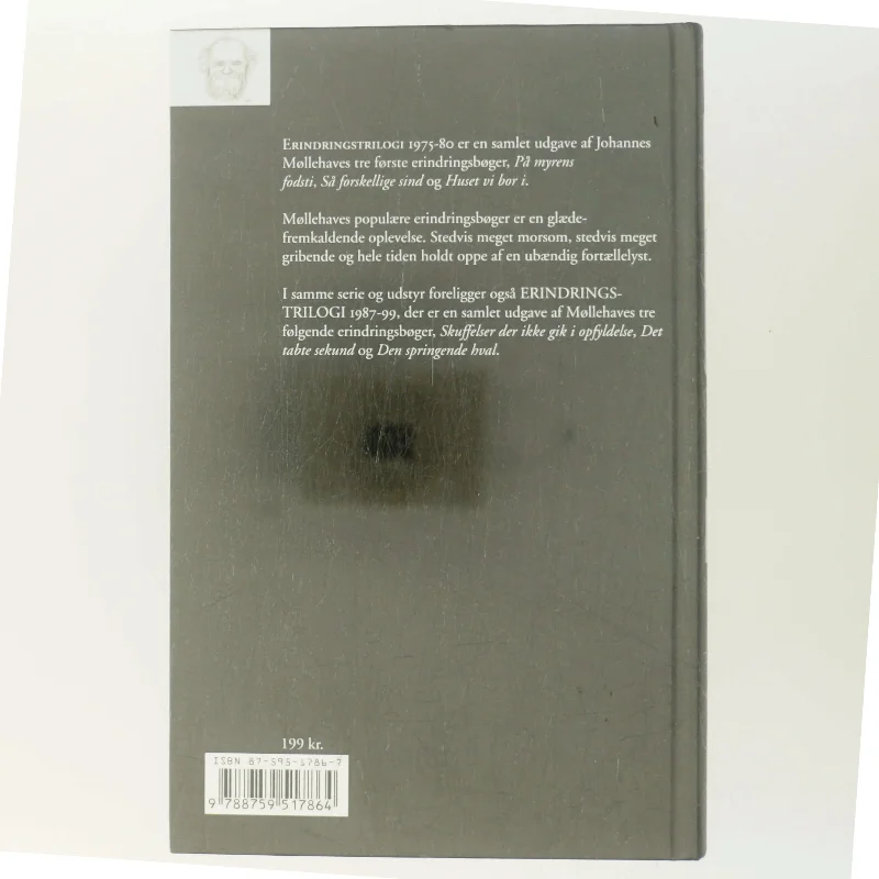 Erindringstrilogi : 1975-1980 af Johannes Møllehave (Bog)