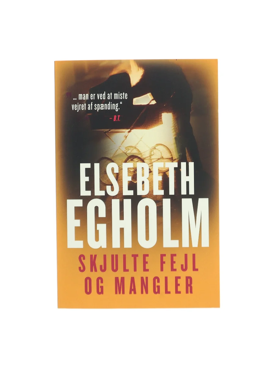 Forsiden af Skjulte fejl og mangler af Elsebeth Egholm