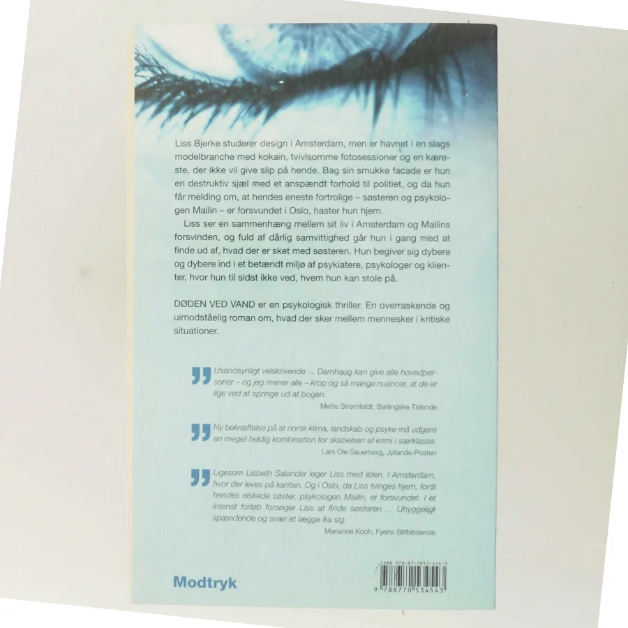 Døden ved vand af Torkil Damhaug (Bog)