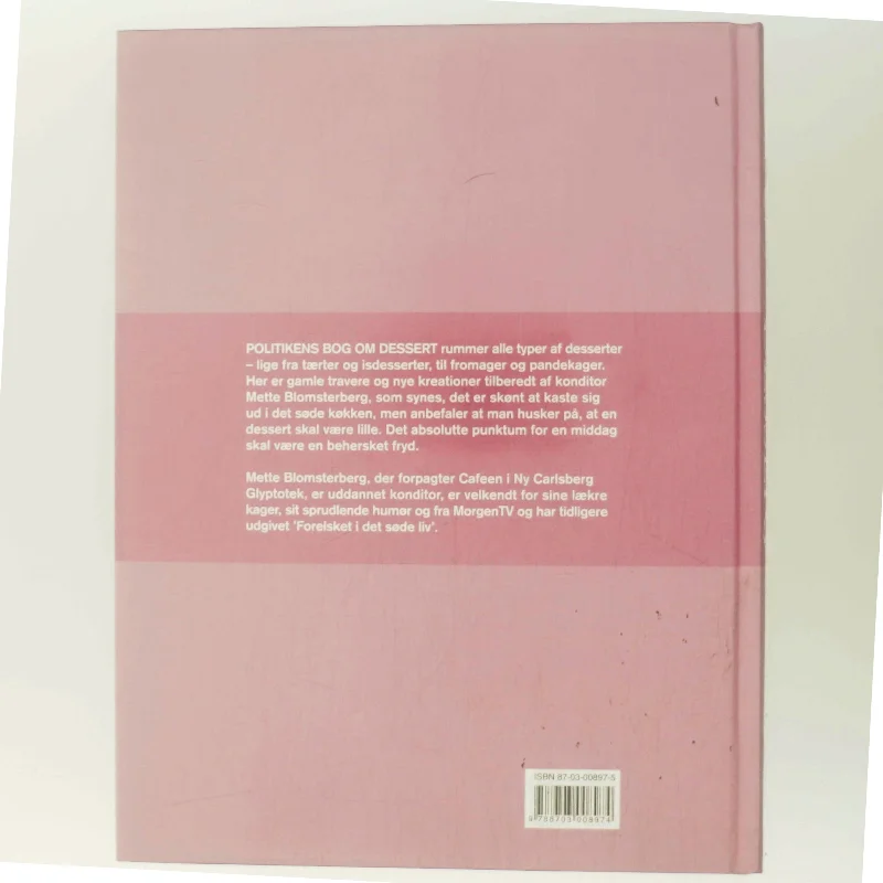 Politikens bog om dessert af Mette J. Blomsterberg (Bog)