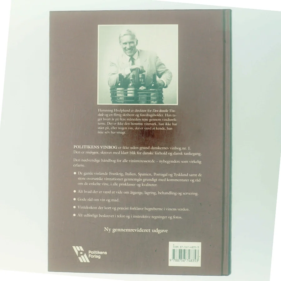 Politikens vinbog af Flemming Hvelplund (Bog)