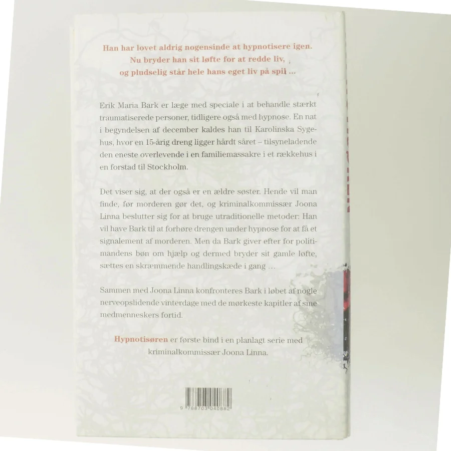 Hypnotisøren : kriminalroman af Lars Kepler (Bog)