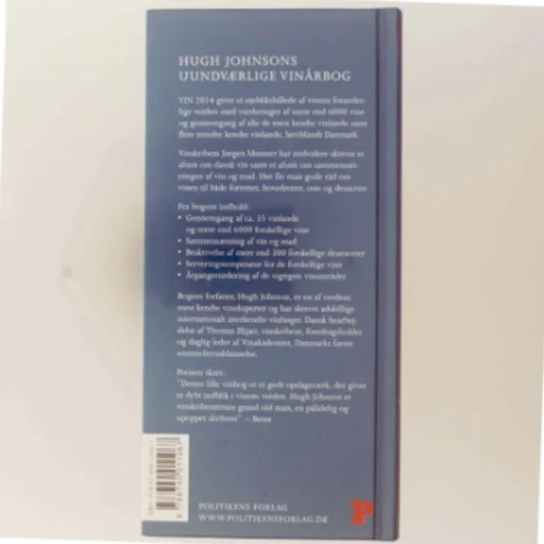 Hugh Johnsons Uundværlige Vinårbog 2014 fra Politikens Forlag
