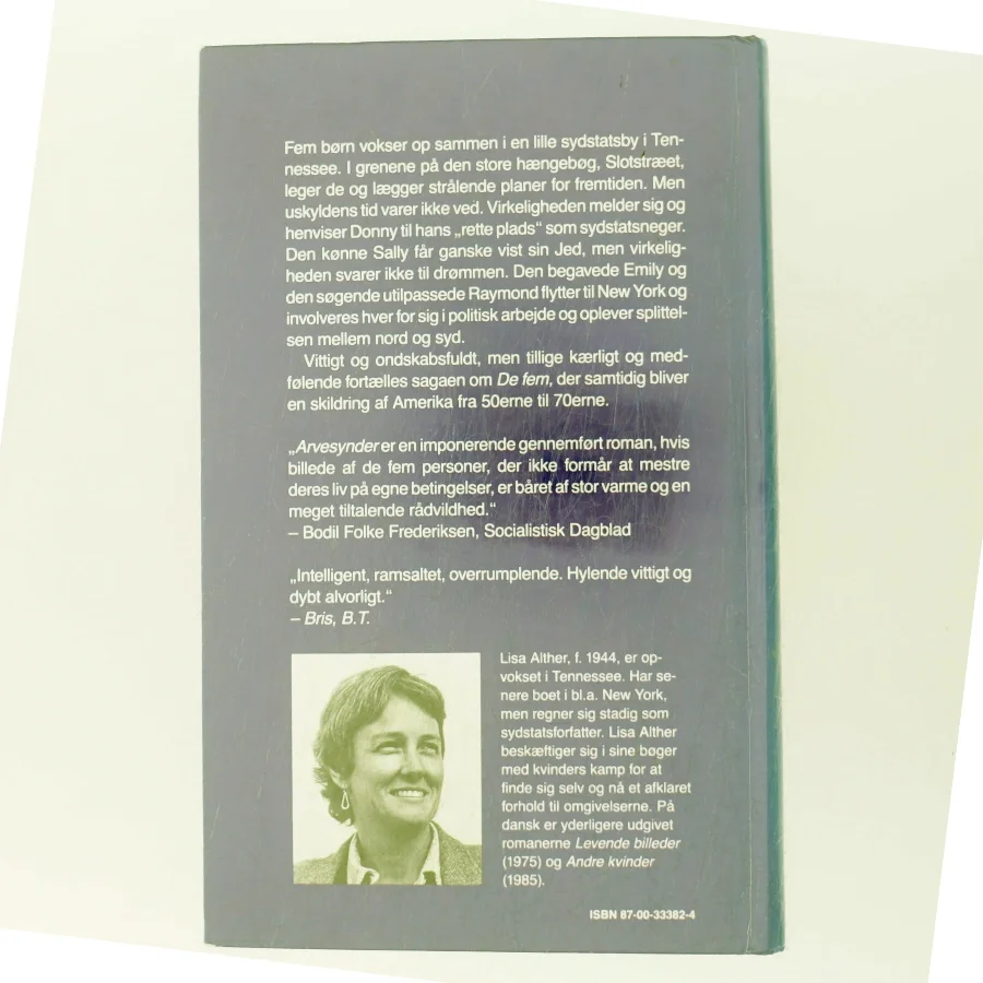 Arvesynder af Lisa Alther (Bog)