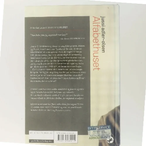 Alfabethuset af Jussi Adler-Olsen (Bog)