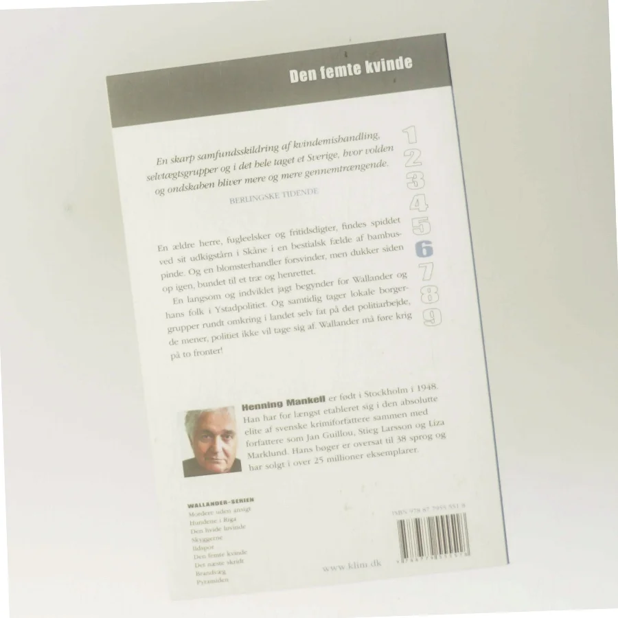 Den femte kvinde af Henning Mankell (Bog)