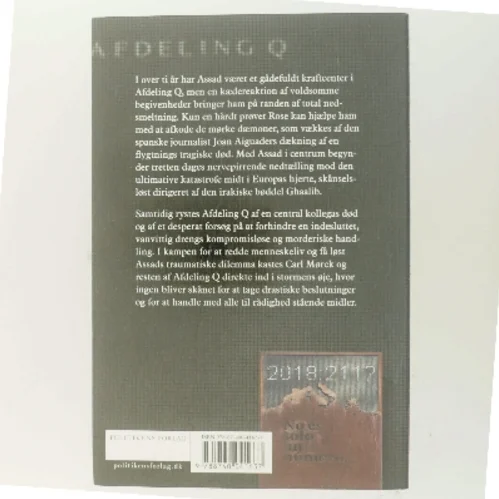 Afdeling Q - Bind 8 af Jussi Adler-Olsen (Bog)