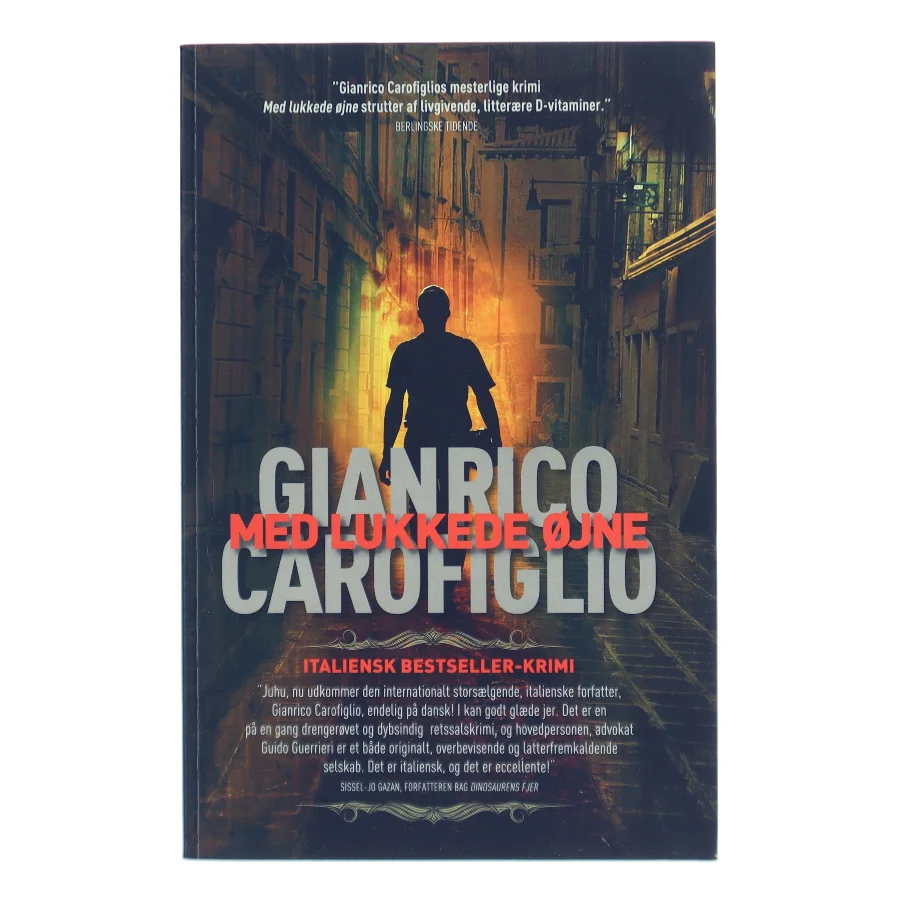 Med lukkede øjne af Gianrico Carofiglio (Bog)