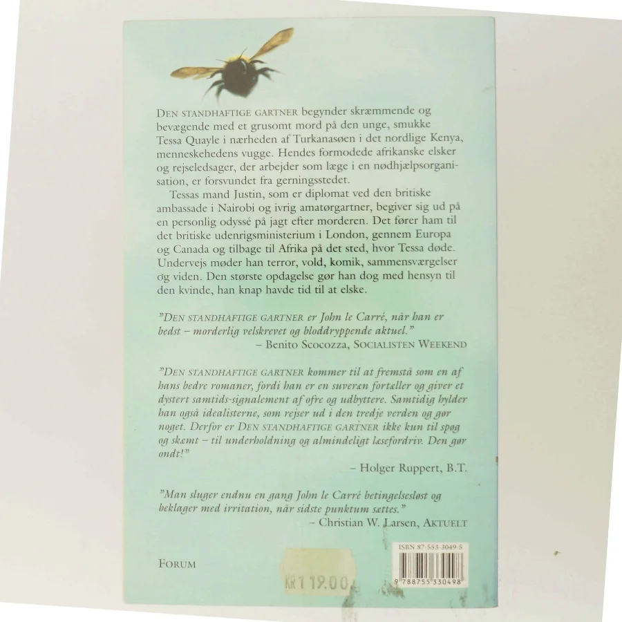 Den standhaftige gartner : roman af John Le Carré (Bog)