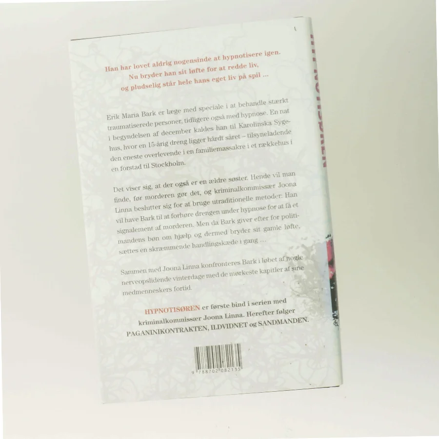 Hypnotisøren af Lars Kepler (Bog)