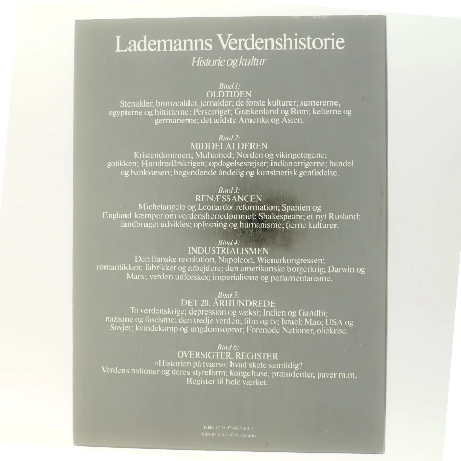 Lademanns Verdenshistorie (Bog)