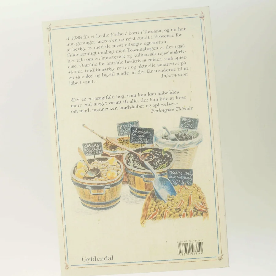 Et bord i Provence : klassiske opskrifter fra Sydfrankrig af Leslie Forbes (Bog)