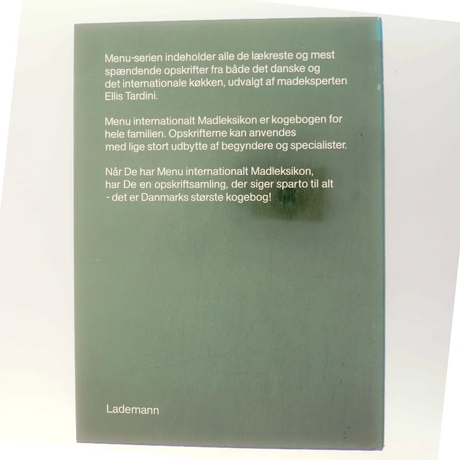 Menu - Internationalt Madleksikon af Ellis Tardini (Bog)