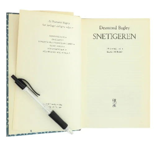 Snetigeren af Desmond Bagley (Bog)