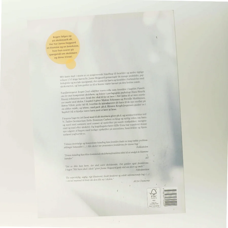 Mit barn skal i skole : forældrehåndbogen af Janne Hejgaard (Bog)
