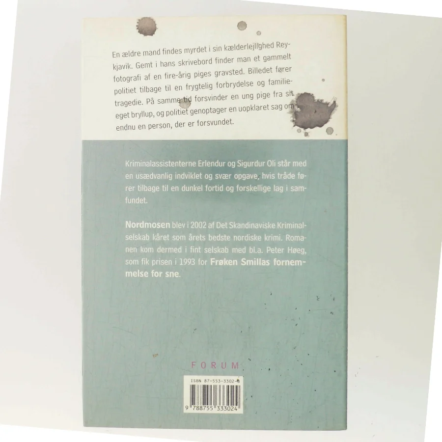 Nordmosen : kriminalroman af Arnaldur Indriðason (Bog)
