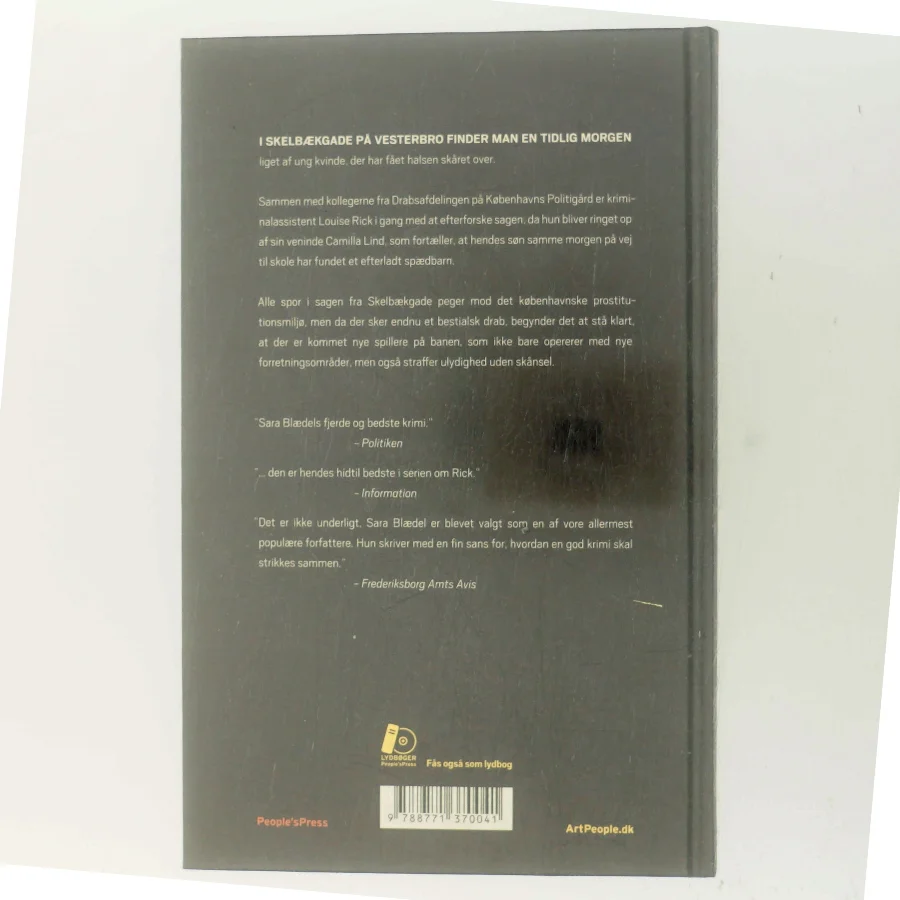 Aldrig mere fri af Sara Blædel (Bog)