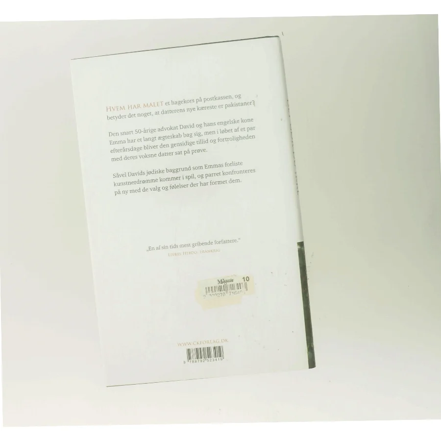 Det gør du ikke : roman af Jens Christian Grøndahl (Bog)