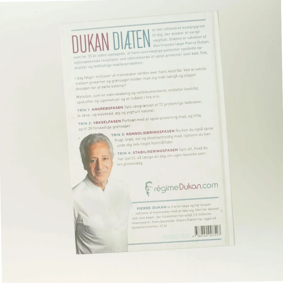 Dukan diæten : gå ned i vægt med proteinkuren af Pierre Dukan (Bog)
